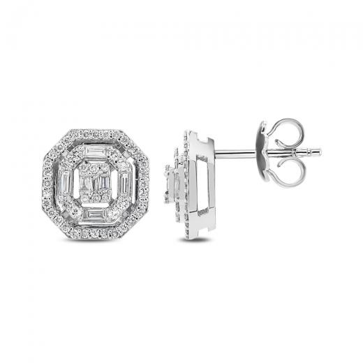 0.63 ct. Diamond Earring